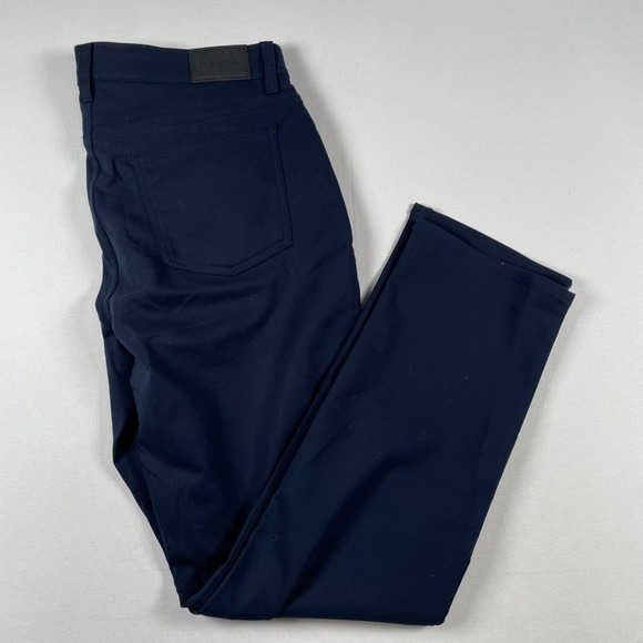 Calvin Klein Mens Stretch 5 Pocket Pants W34 L30 Navy Blue NEW - Picture 1 of 8
